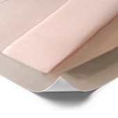 ディスプレイホームモダンのソフトカラー抽象芸術 ポスター (角)