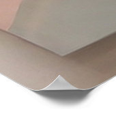 ディスプレイホームモダンのソフトカラー抽象芸術 ポスター (角)