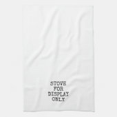 ディスプレイ用ストーブのみ、皮肉屋 キッチンタオル (縦)