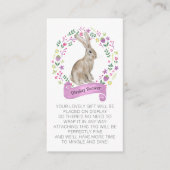 ディスプレイ シャワー ぬいぐるみなし ポエム リトルバニー エンクロージャーカード (正面)