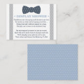 ディスプレイ シャワー カード, リトル マン, ネクタイ エンクロージャーカード (正面/裏面)