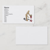 ディスペンサーからGumballを得ること 名刺 (正面/裏面)