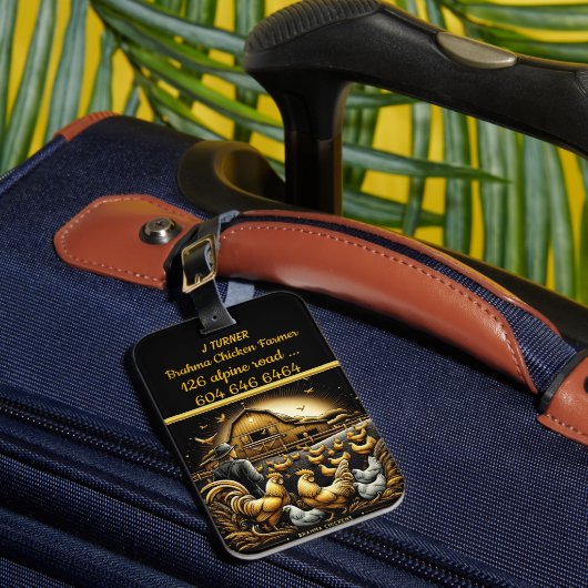 ディスペンドブラーマ農家アットデュスク ラゲッジタグ (正面インサイチュ1)