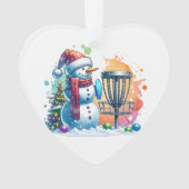 ディスメリーク・マス |ディスクゴルフクリスマパーソナライズされたス オーナメント (正面)