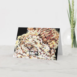 ディスメ空白のイのライオンの中のメモ カード