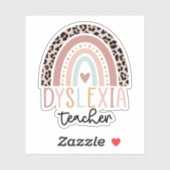 ディスレクシア先生レインボーディスレクシア認識度 シール (シート)