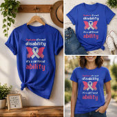 ディスレクシア啓発 異なった才能 インスピレーション Tシャツ