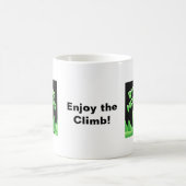 ディスレクシア楽しむ山脈 – 登る コーヒーマグカップ (中央)