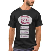 ディスレクシア・スーパーパワーズ Tシャツ