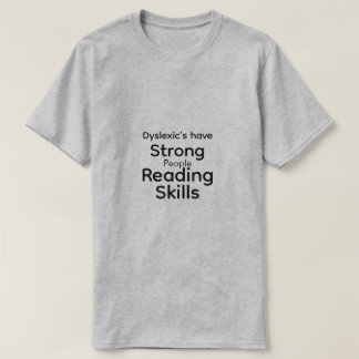 ディスレクシアTシャツ 共感 Tシャツ
