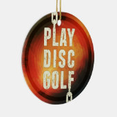 ディス遊クゴルフ セラミックオーナメント (右)