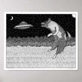 ディス飛んでいるク犬 ポスター