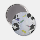 ディス飛んでいるク・ドッグ マグネット (正面/裏面)