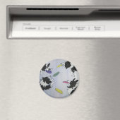 ディス飛んでいるク・ドッグ マグネット (インサイチュ (食洗機))