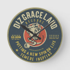 ディズグレイランド記録 ラウンド壁時計