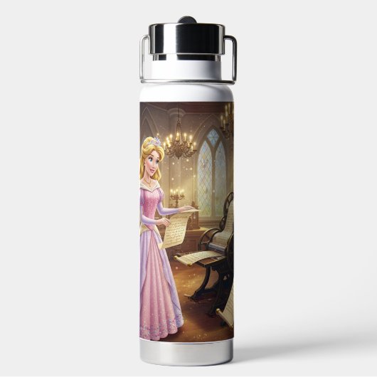 ディズニープリンセス ウォーターボトル (背面)