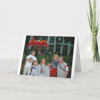 ディズニーランドのクリスマス シーズンカード