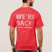 ディズニーランドのワイシャツ2007年 Tシャツ (裏面)