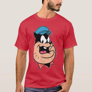 ディズニー ピート 大きい顔 レトロ キャラクター 旅行 マッチング Tシャツ