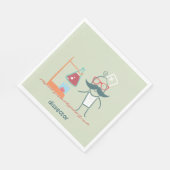 ディセクタ科学者ナプキンス スタンダードランチョンナプキン (角)