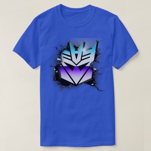 ディセプティコンの壁のブレイク Tシャツ (デザイン正面)