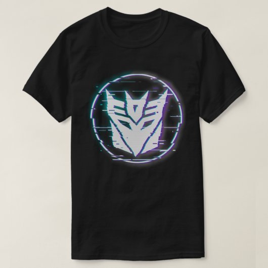 ディセプティコンスグリッチ Tシャツ (デザイン正面)