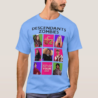 ディセンダント ゾンビ ワールズ コライド ツアー 2025 フレン Tシャツ