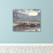 ディダム教会と共にステュアに掘り出し物 キャンバスプリント (インサイチュ (ウッドフロア))