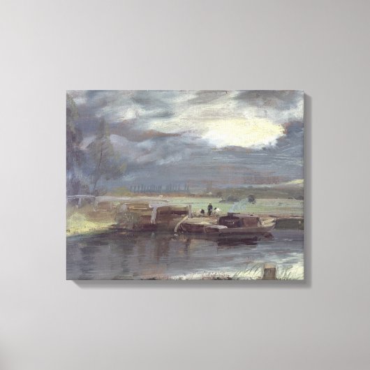 ディダム教会と共にステュアに掘り出し物 キャンバスプリント (正面)