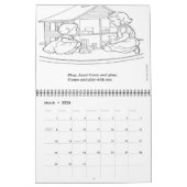 ディックとジェーンのカラーカレンダー カレンダー (3月 2026)