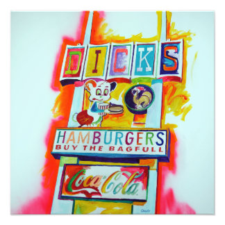 ディックの車で入る フォトプリント           