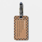 ディックズゴルフクラブバッグラベル ラゲッジタグ (裏面縦)