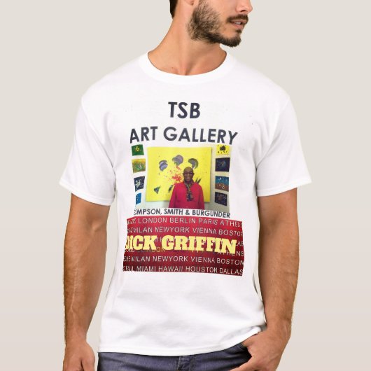 ディック・グリフィンTSBアートTシャツ Tシャツ (正面)