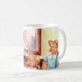ディック・ジェーン・サリーヴィンテージプリントマグ コーヒーマグカップ (正面右)