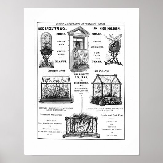 「ディック・ラドクリフ&カンパニー」の広告 アド素朴ル ポスター (正面)