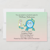 ディッシュがスプーンと駆け落ちする独身パーティー 招待状 (正面)