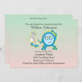 ディッシュがスプーンと駆け落ちする独身パーティー 招待状 (正面/裏面)