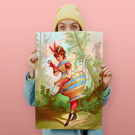 ディッシュダーリングドージュークイーンアートプリント ポスター