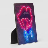 ディッピング唇ネオンのサイン、垂れ下がった愛Ledのサイン、wa フォトプラーク (側面)
