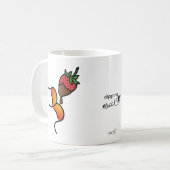 ディッピングmackS!!!イチゴとチョコレート コーヒーマグカップ (正面左)