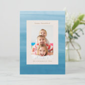 ディップグラデーションダイ海ブルーハヌカー写真 シーズンカード (スタンド正面)