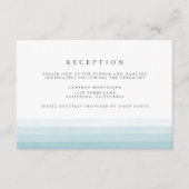 ディップダイ ウォーターカラー 受付カード | アクア エンクロージャーカード (正面)