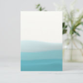 ディップダイ ブルー ブランク カード (スタンド正面)