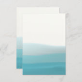 ディップダイ ブルー ブランク カード (正面/裏面)