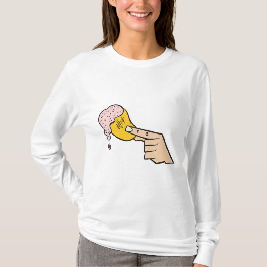 ディップ付きポテトチップス Tシャツ (正面)