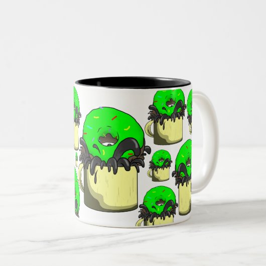 ディップ数X ツートーンマグカップ (正面右)