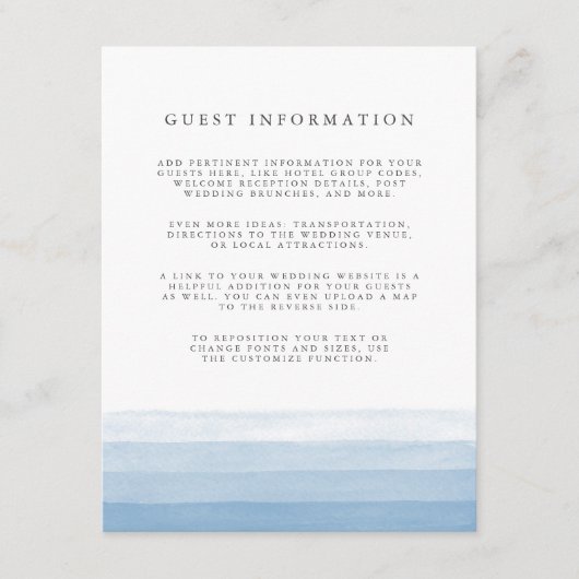 ディップ染料ゲスト詳細エンクロージャカード |空 エンクロージャーカード (正面)