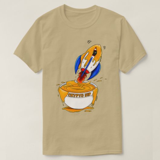 ディップ買クークリプトdipquot爆破ロケット tシャツ (デザイン正面)