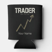 ディップ買デイトレーダーと暗号通貨 缶クーラー (裏面)