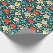 ディティの果実 – リンゴの花 ラッピングペーパー (角)